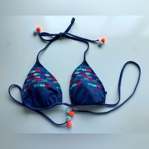 American Eagle, Aerie Bikini Top, Size Large